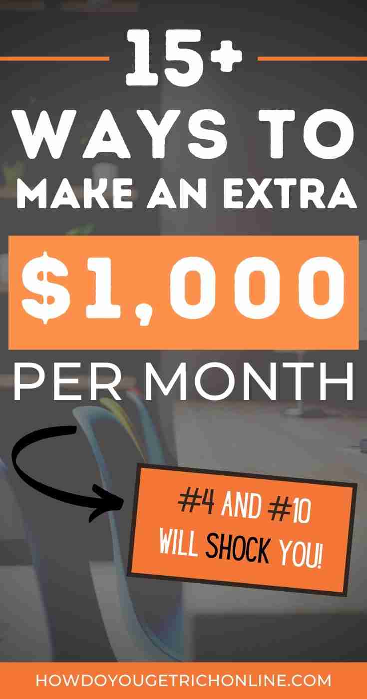 15 Easy Ways to Make an Extra $1000 a Month From Home