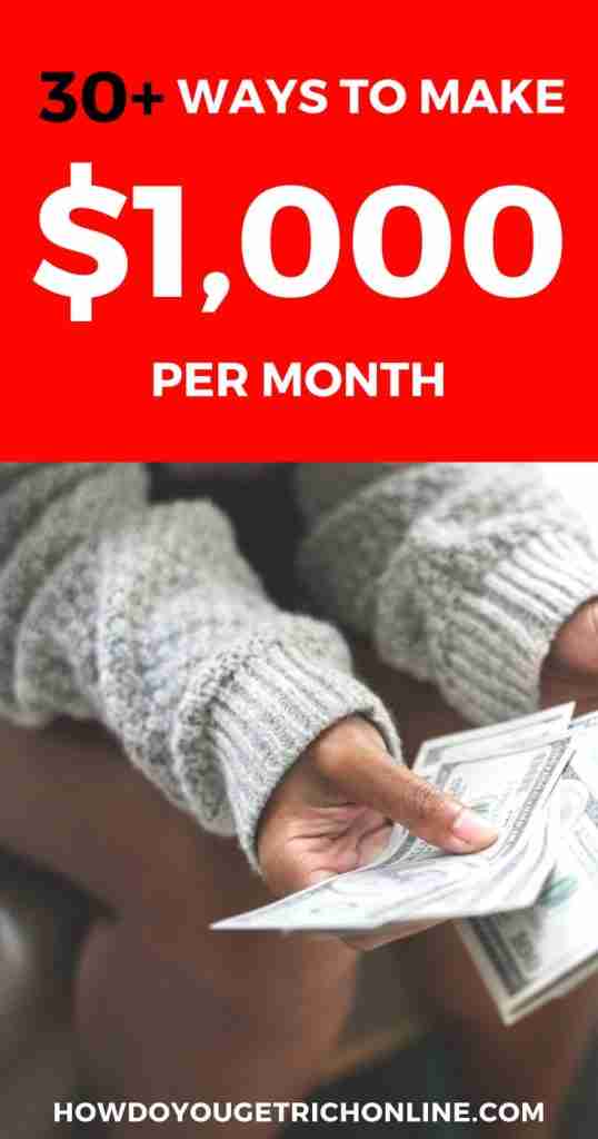 15 Easy Ways to Make an Extra $1000 a Month From Home